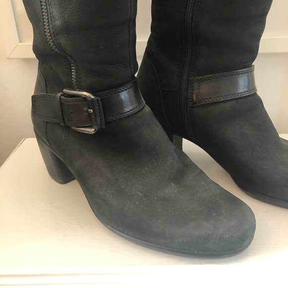 Ecco leather black boots excellent condition - Picture 4 of 10